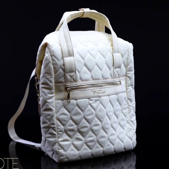 Off White  Bella Russo Backpack Shoulder Bag or Tote Bag Convertible 3 ways - Picture 3 of 7